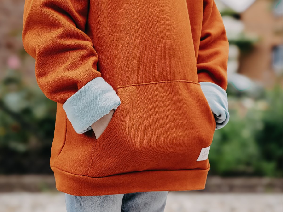 Hoodie mit Bauchtasche für Kinder
