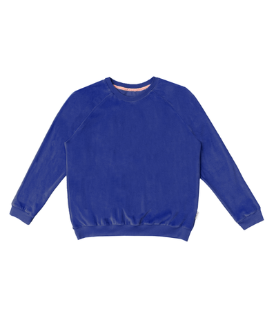 Nicki Sweater  | aus fairer Bio-Baumwolle | Basic Strong Blue