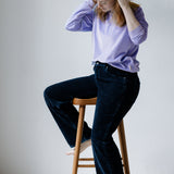 Nicki Sweater  |  aus fairer Bio-Baumwolle | Basic Flieder