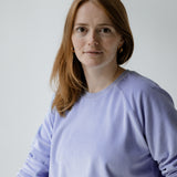 Nicki Sweater  |  aus fairer Bio-Baumwolle | Basic Flieder