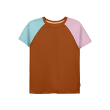 Raglan shirt made from fair trade organic cotton | Plain lilac