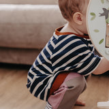 Kinderhose | Bio-Popeline | Altrosa