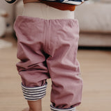 Kinderhose | Bio-Popeline | Altrosa