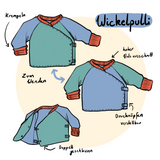 Growing reversible wrap jacket | Elia