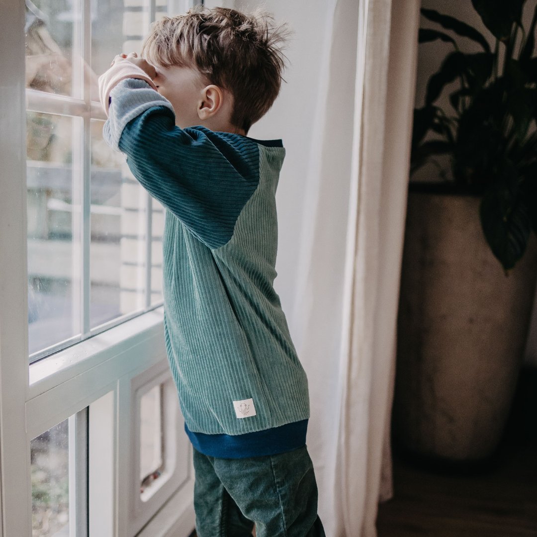 Cordsweater für Teenager - Mitwachsende faire Kleidung für Teenager