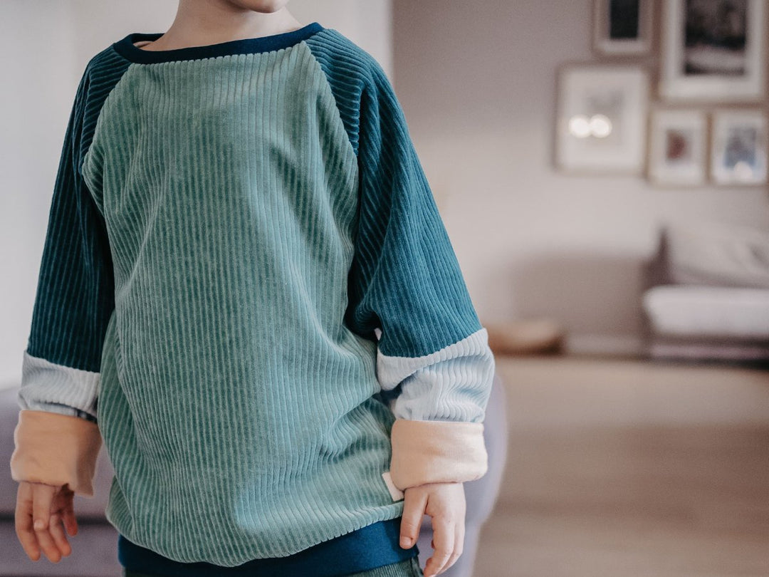 Cordsweater für Teenager - Mitwachsende faire Kleidung für Teenager