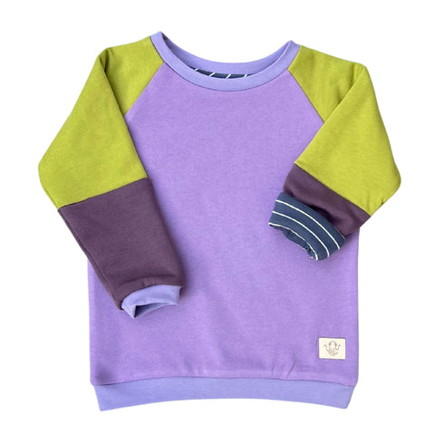 Mitwachsender Kuschelpullover Kinder | Flower Fade
