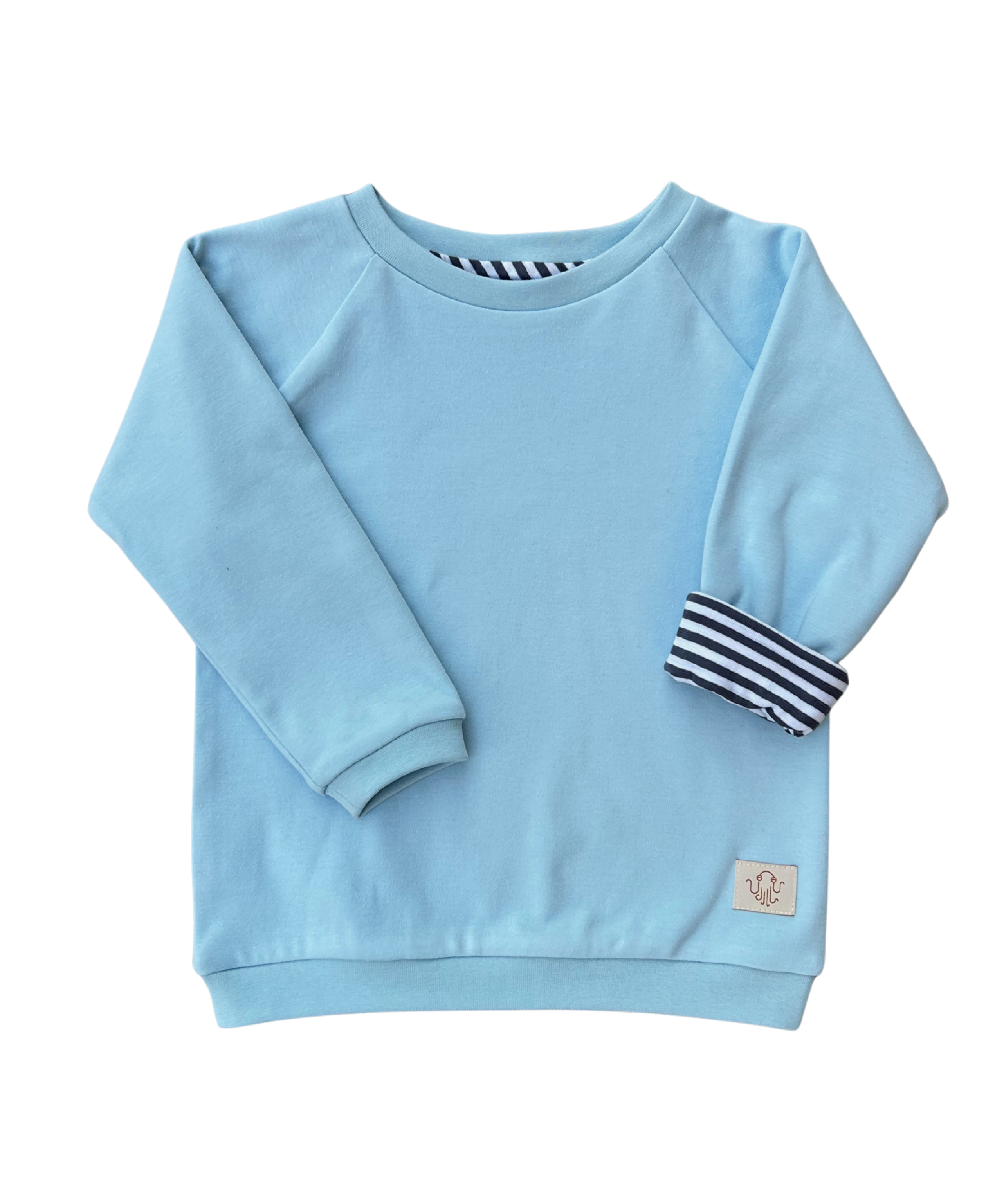 Mitwachsender Sweater Kinder ganzjährig | Interlock | Unifarben
