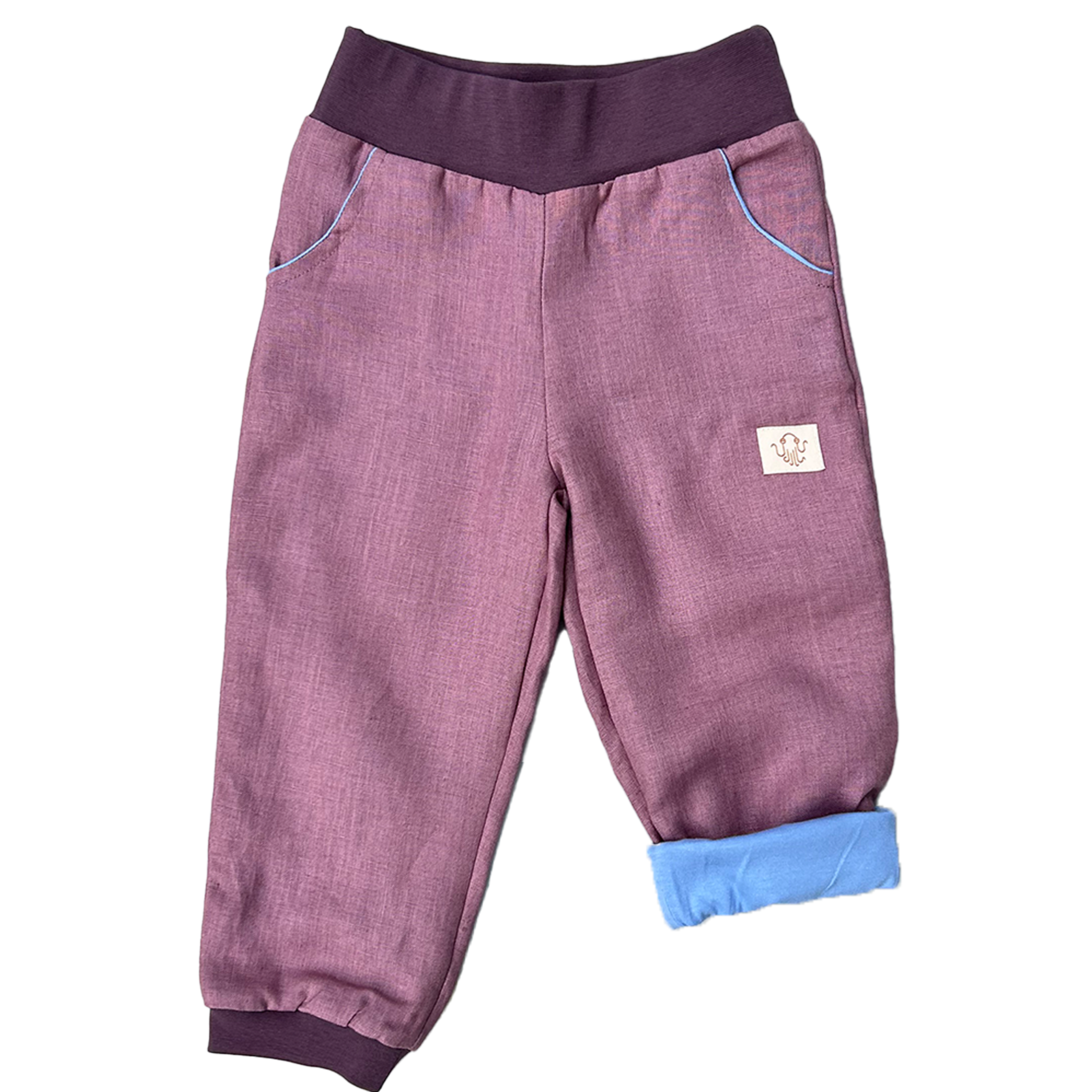 Leichte Kinderhose aus Leinen | Unifarben