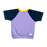 Mitwachsendes T-Shirt Kinder | Baumwolljersey | Flieder - Water by Night