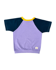 Mitwachsendes T-Shirt Kinder | Baumwolljersey | Flieder - Water by Night