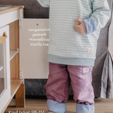 Leichte mitwachsende Hose aus Leinen | Unifarben