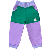 Kinderhose | Bio-Popeline | Flieder-Grün