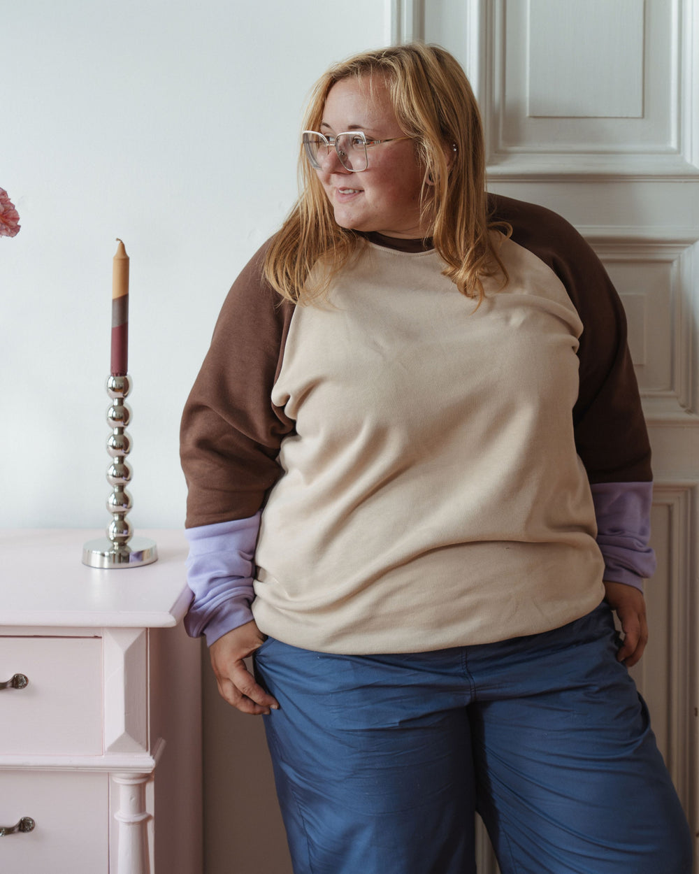 Unisex Sweater - Organic Sweater made of cozy sweat fabric | Mika (multicolored)