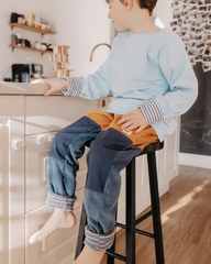 Children's trousers | Organic corduroy | Green