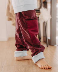 Children's trousers | Organic corduroy | Green