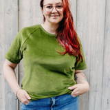 Raglan shirt made from fair trade organic cotton | Plain lilac 