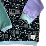 9. Mitwachsendes leichtes Langarmshirt aus Baumwolljersey Kinder | Straßengewusel