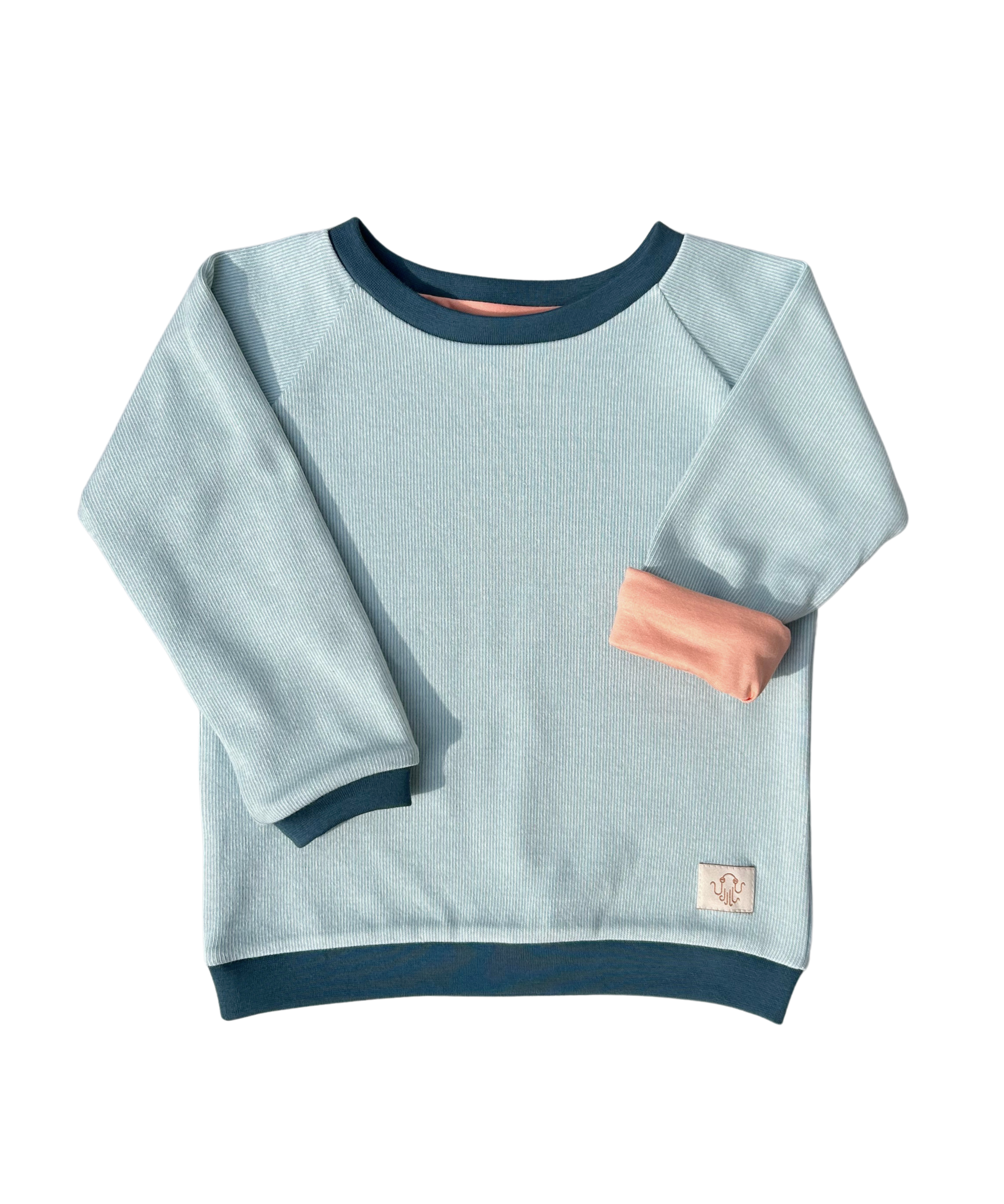 Mitwachsender Sweater Kinder ganzjährig | Alltagsbegleiter Rip | Unifarben
