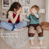 Mitwachsendes T-Shirt Kinder | Baumwolljersey | Rot - Creme - Blau