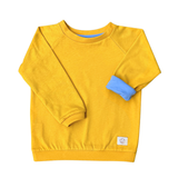 Mitwachsendes leichtes Langarmshirt aus Baumwolljersey Kinder | Unifarben