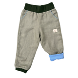 Leichte mitwachsende Hose aus Leinen | Unifarben