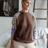 Warmer unisex Pullover aus Bio Baumwoll-Kuschelsweat | Falling in Love
