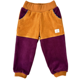 Mitwachsende Kinderhose/Outdoorhose | Cordnicki | Blaue Pflaume-Messing