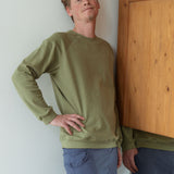 Warmer unisex Pullover aus Bio Baumwoll-Kuschelsweat | unifarben
