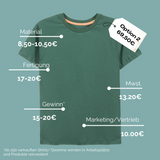 Raglan shirt made from fair trade organic cotton | Dani 