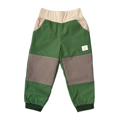 Children's trousers Toni | Organic corduroy | Green