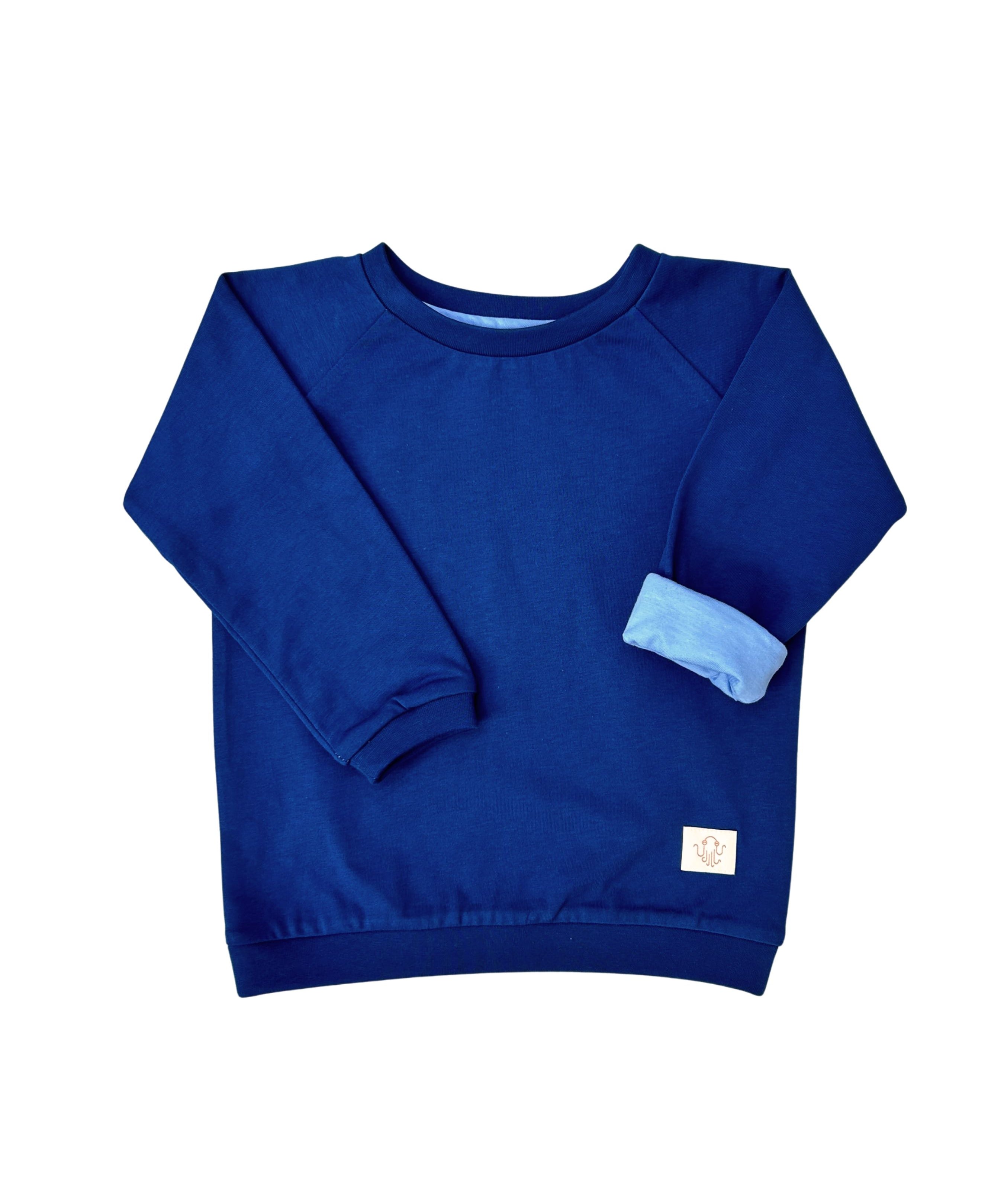 Mitwachsendes leichtes Langarmshirt aus Baumwolljersey Kinder | Unifarben