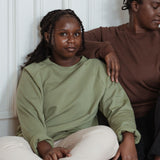 Warmer unisex Pullover aus Bio Baumwoll-Kuschelsweat | unifarben