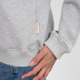 Unisex Sweater - Bio Pullover aus Kuschelsweat grau | Yuki