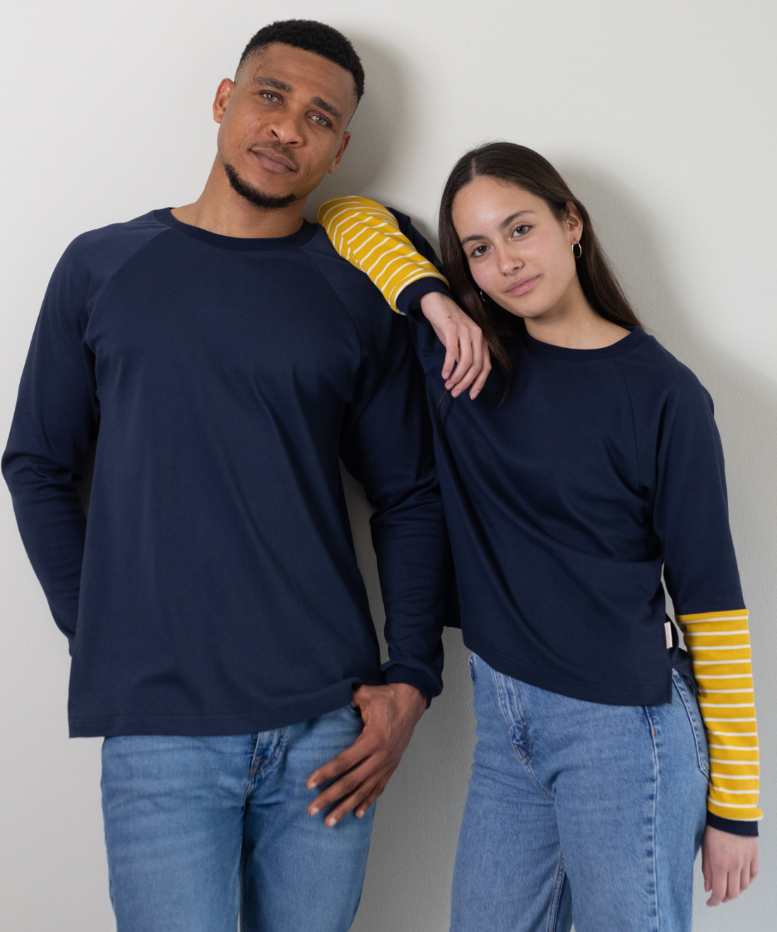 Ganzjähriger Pullover aus Interlock | Blau | Ives