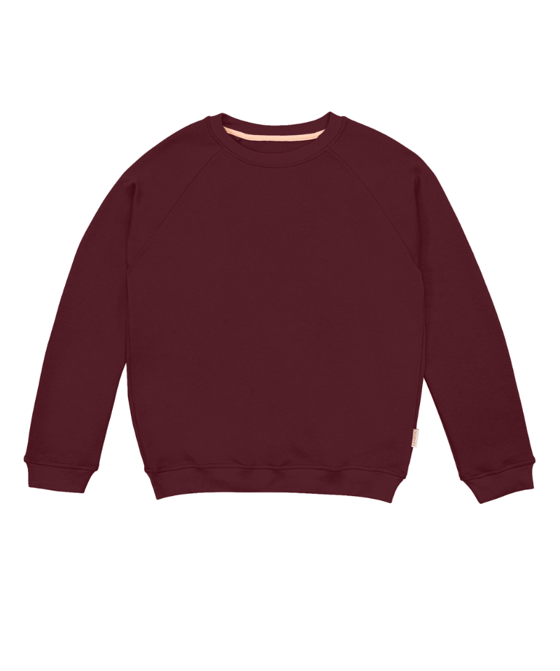 Warmer unisex Pullover aus Bio Baumwoll-Kuschelsweat | unifarben