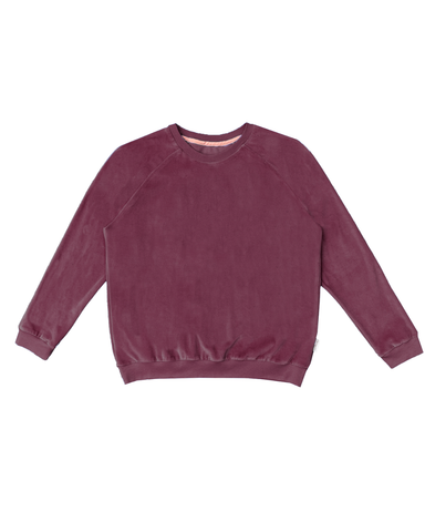 Raglan shirt made from fair trade organic cotton | Plain lilac 
