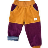 Kinderhose | Bio-Cordnicki | Pflaume-Messing