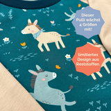 Besondere Kinderkleidung | mitwachsendes Langarmshirt 05/04