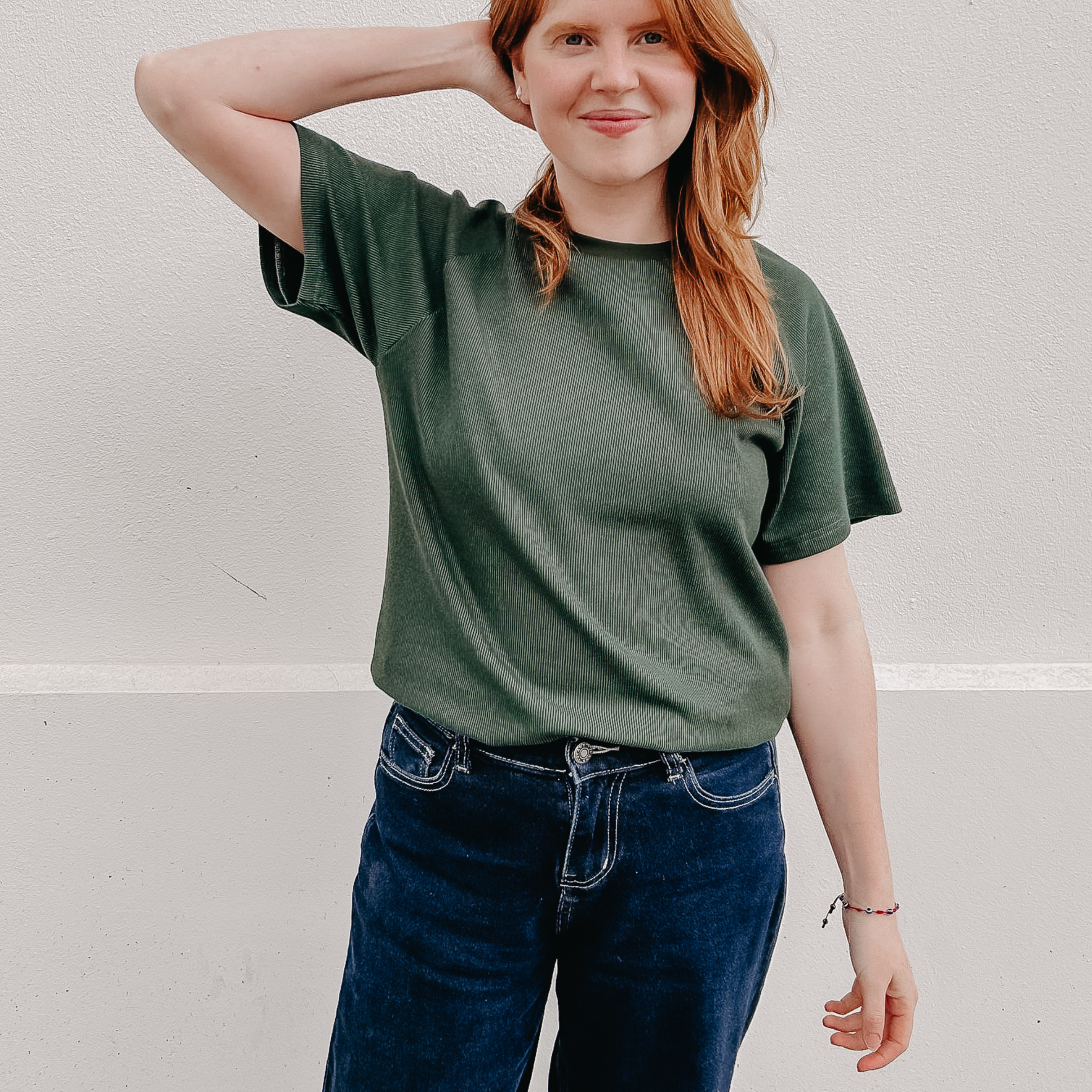 Unisex T-Shirt aus Bio Baumwoll-Jacquard  | Uni