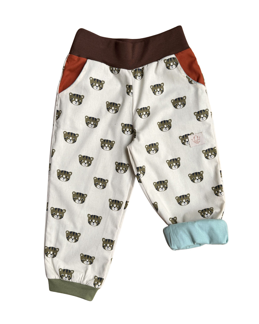 Children's trousers Toni | Organic corduroy | Green