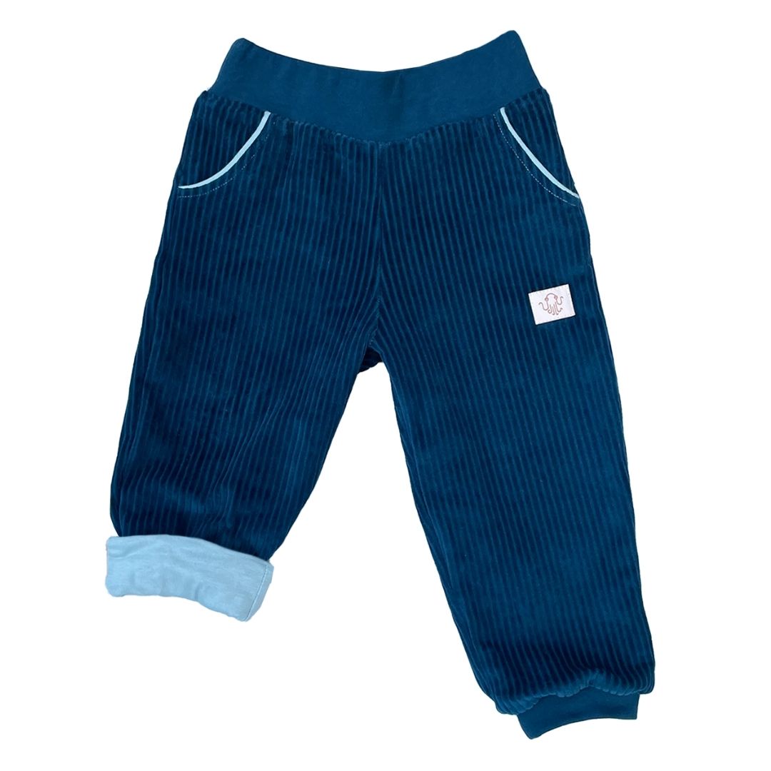 Mitwachsende Kinderhose/Outdoorhose | Bio Cordnicki | Unifarben