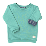 Mitwachsender Kuschelpullover Kinder | Basic Oil Blue
