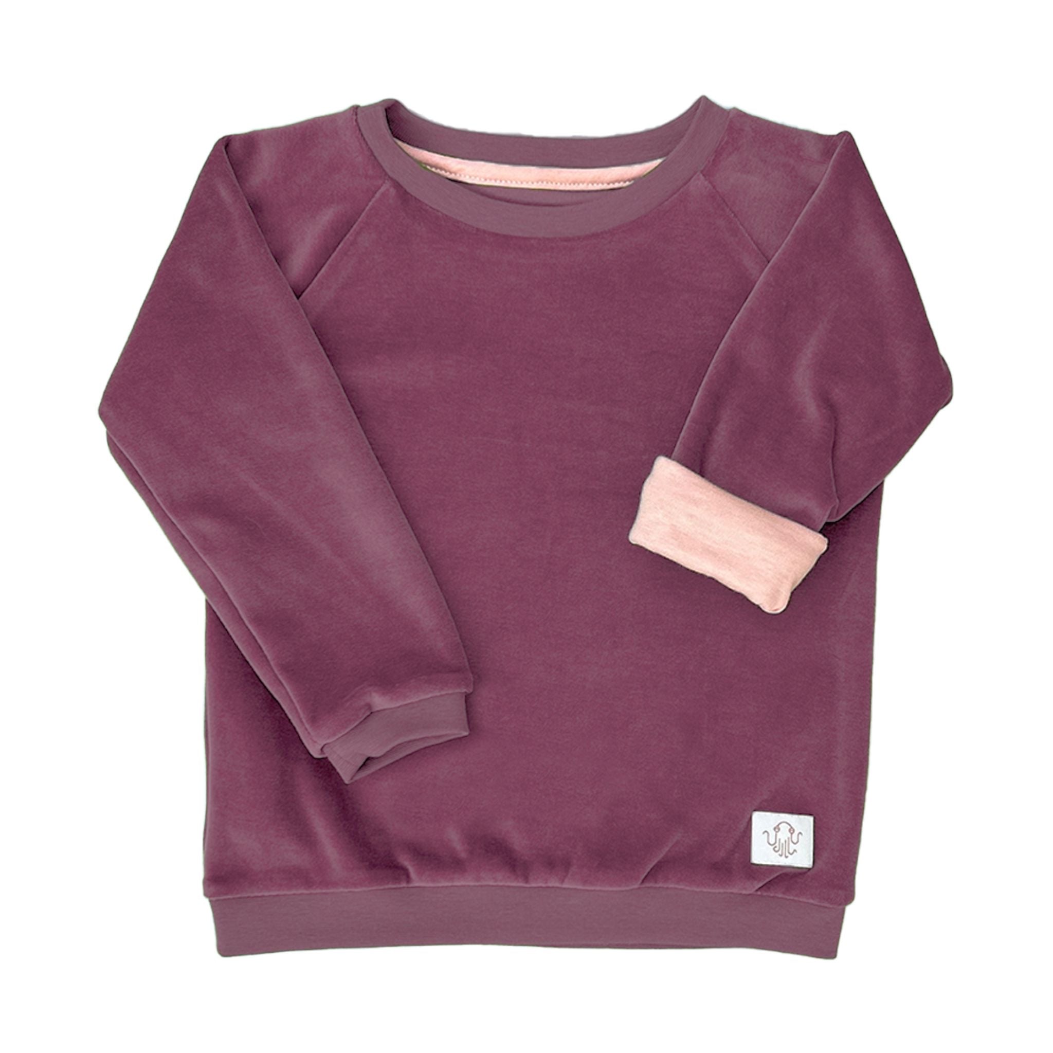 Mitwachsender Sweater Kinder ganzjährig | Bio Baumwolle Nicki | Unifarben