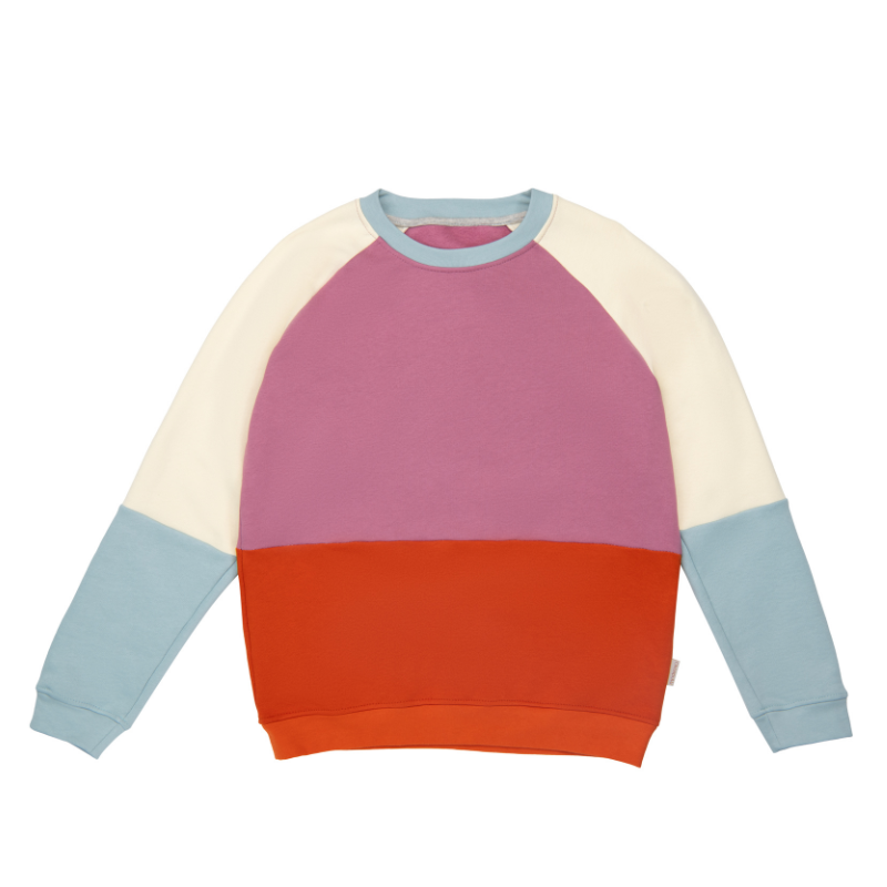 Bunter Kuschelpullover aus Bio-Baumwolle im Unisex-Schnitt von der Marke Oktopulli