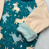 Besondere Kinderkleidung | mitwachsendes Langarmshirt 05/04