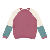Unisex Sweater - Bio Pullover aus Kuschelsweat | Creme/Altrosa