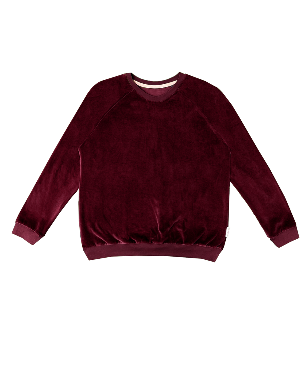Samtiger unisex Sweater ganzjährig aus Bio Nicki | unifarben