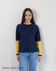 Sustainable Jaro sweater made from lightweight organic cotton