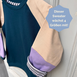 Fairtrade Long-Sleeved Shirt for Kids | Alexis Petrol Lilac
